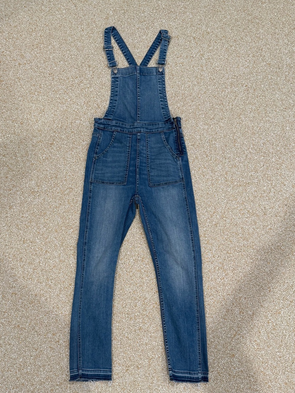 Madewell Women's Blue Denim Overalls - Classic Slim Fit